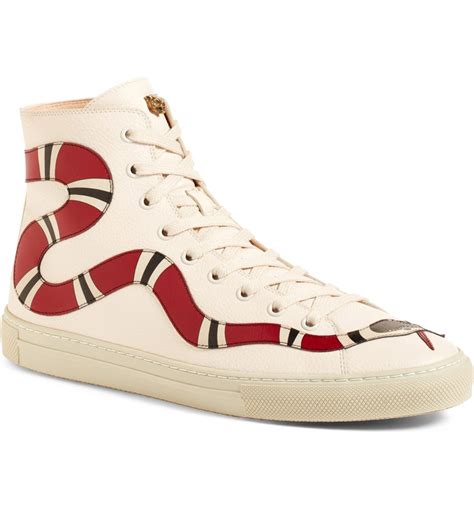 gucci major snake high top sneaker|Gucci snake sneakers women's.